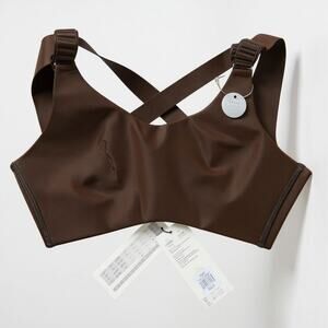 Women’s Calia Give It Your All Cross back Bra Sz XS Cocoa Dreams NWT